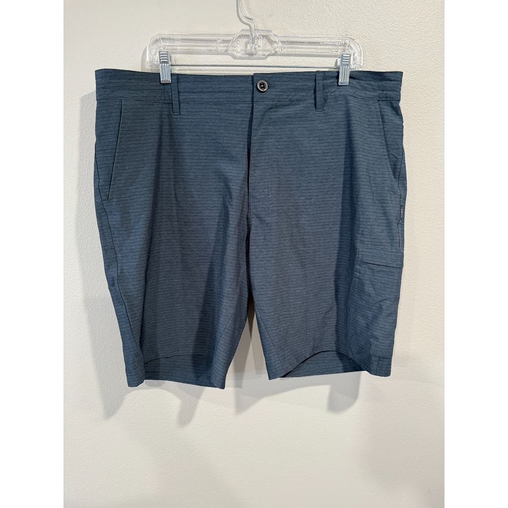 O'Neill Crossover Chino Shorts Men's Sz 38 Blue Slash Pocket Performance Stretch